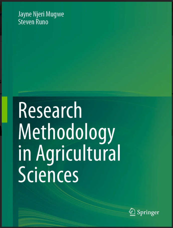 Cover of Research Methodology in Agricultural Sciences by Jayne Njeri Mugwe and Steven Runo